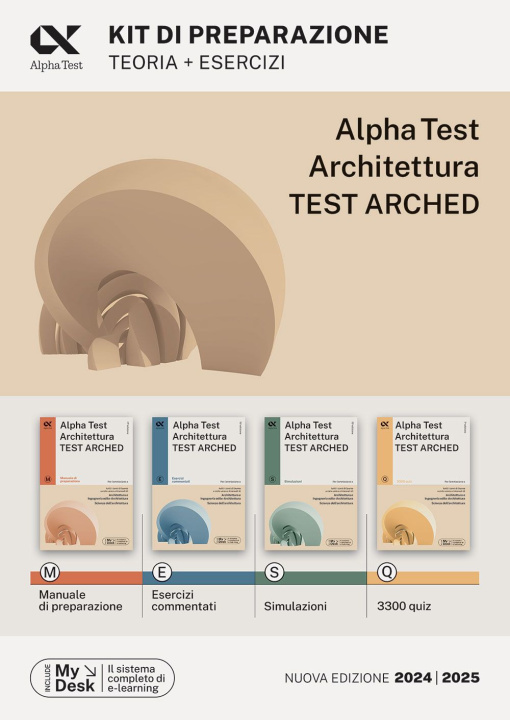 Könyv Alpha Test. Architettura. Test arched. Kit di preparazione. Per l'ammissione a tutti i corsi di laurea in Architettura e Ingegneria Edile-Architettura 
