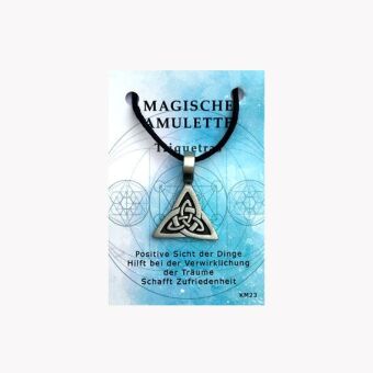 Igra/Igrača Triquetras Minicard Zinnamulett Magisch 