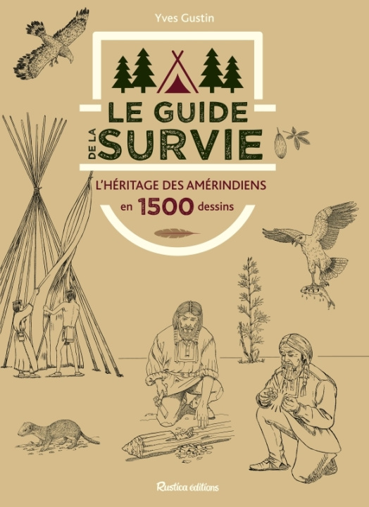 Boek Le guide de la survie en 1 500 dessins Yves Gustin