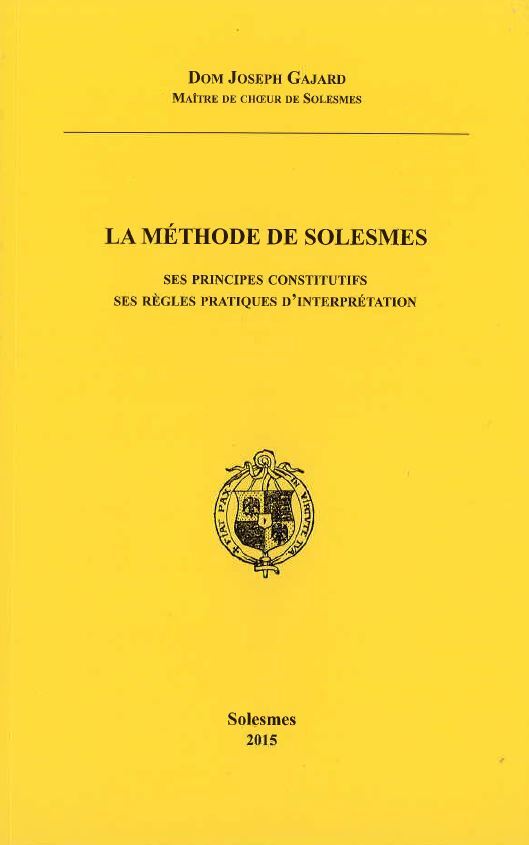Buch La méthode de solesmes GAJARD