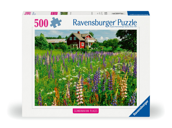 Hra/Hračka Ravensburger Puzzle 12000844, Scandinavian Places - Bauernhof in Schweden - 500 Teile Puzzle für Erwachsene und Kinder ab 12 Jahren 