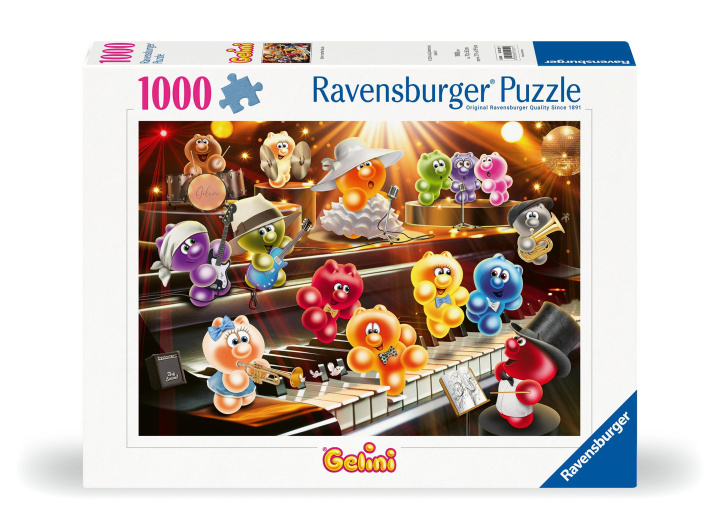 Spiel/Spielzeug Ravensburger Puzzle 12001251 - Gelini machen Musik - 1000 Teile Puzzle für Erwachsene ab 14 Jahren 