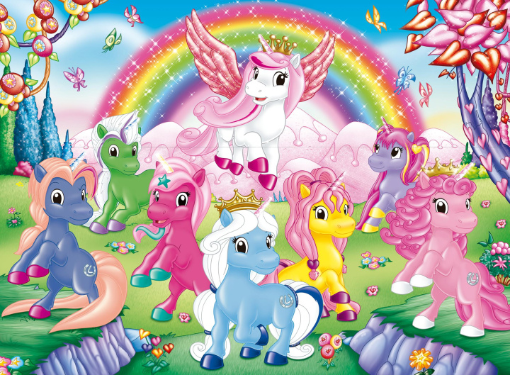 Hra/Hračka Ravensburger Kinderpuzzle - Lissy Pony Activity - 100 Teile Activity Puzzle mit Rätselblock, Comic und exklusiver Lissy Pony Figur für Lissy Pony-Fans 