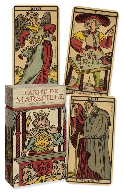 Hra/Hračka Tarot de Marseille: Paris 1890 Lo Scarabeo
