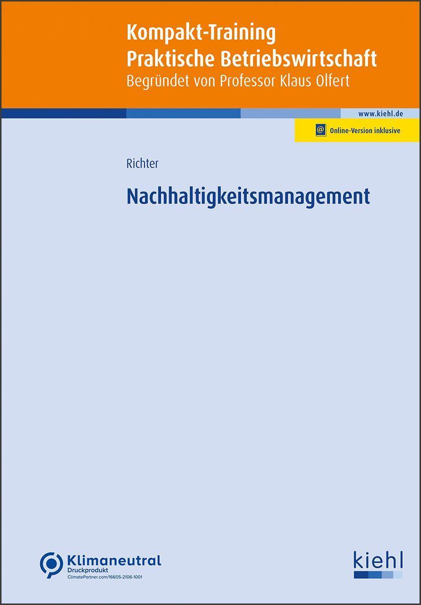 Knjiga Nachhaltigkeitsmanagement Christian H. Richter