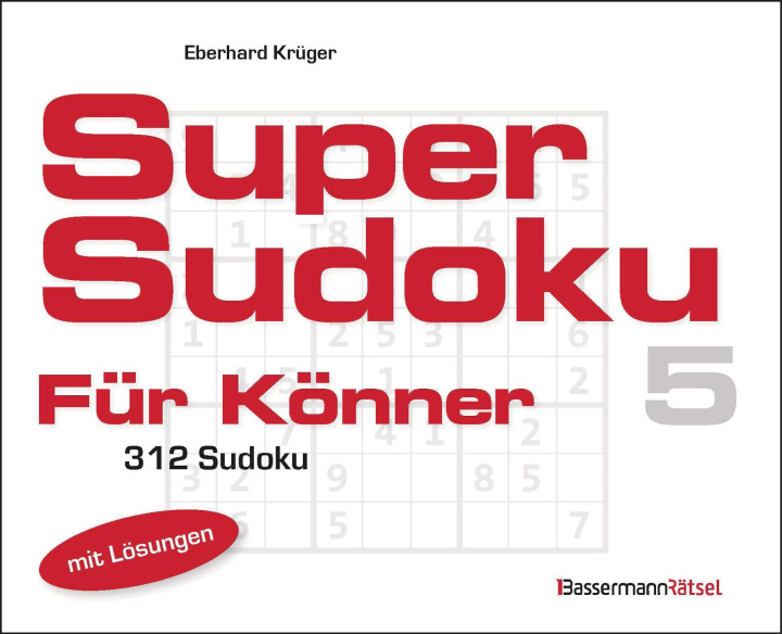 Книга Supersudoku für Könner 5 