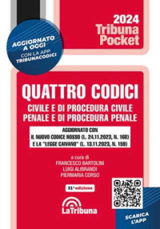 Книга Quattro codici. Civile e di procedura civile, penale e di procedura penale 
