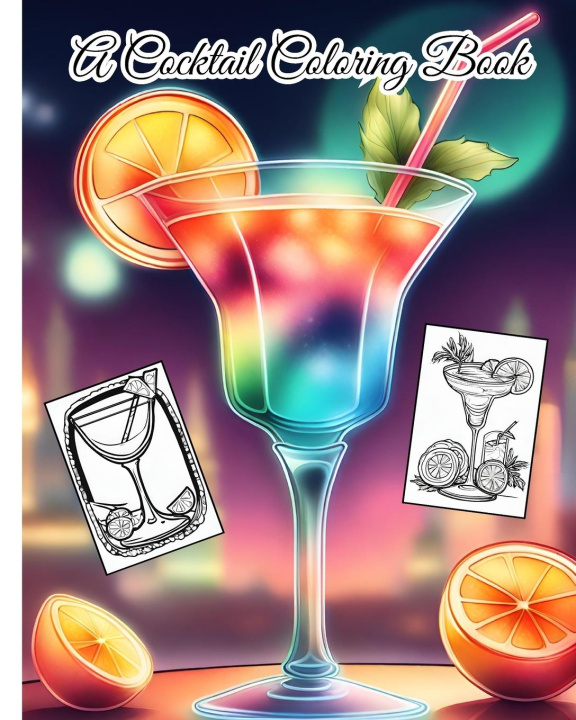 Carte A Cocktail Coloring Book 