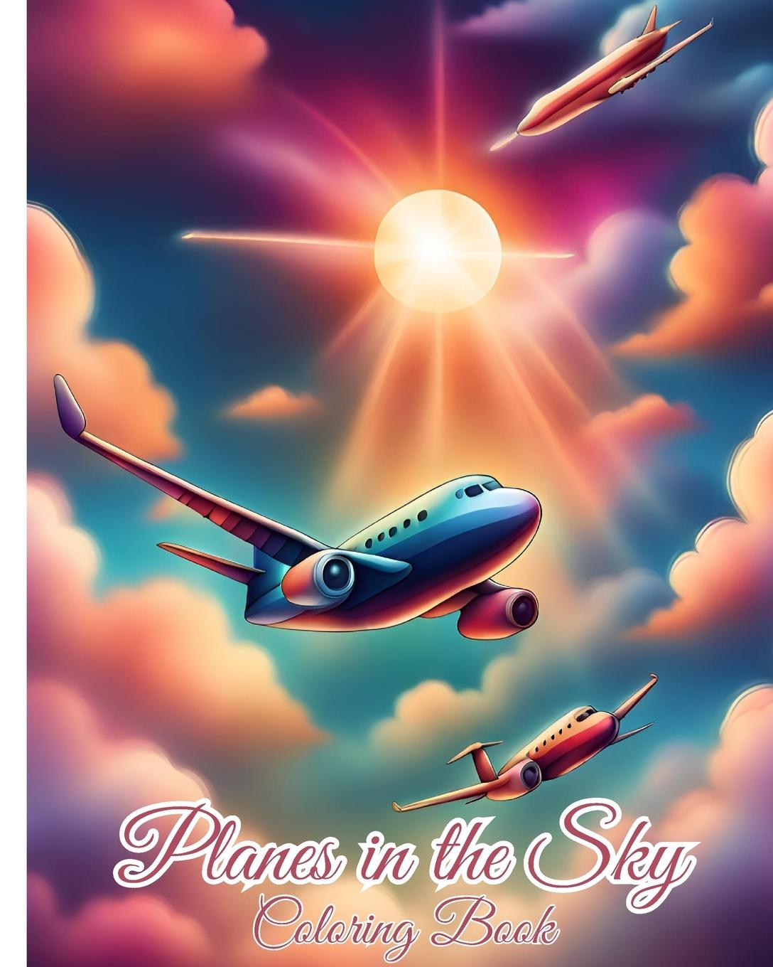 Buch Planes in the Sky Coloring Book Thy Nguyen