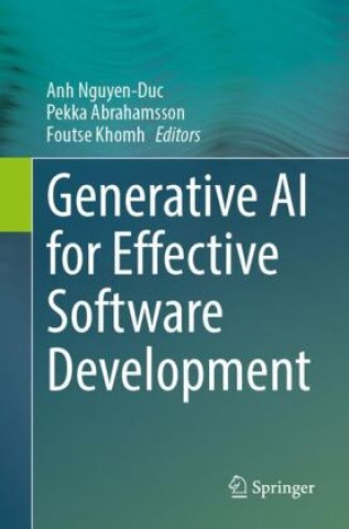 Buch Generative AI for Effective Software Development Anh Nguyen-Duc