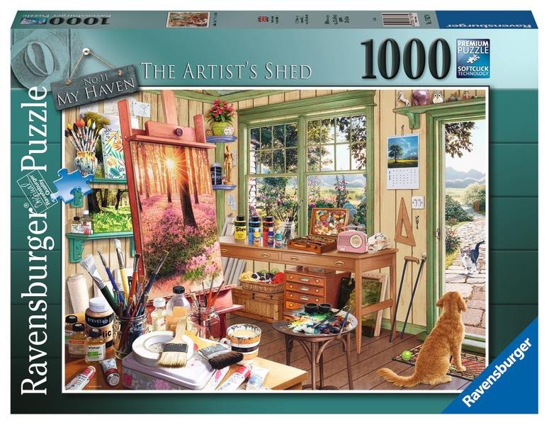 Játék Puzzle Umělcova chatka 1000 dílků 