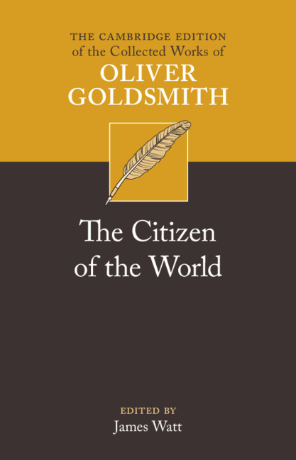 Kniha The Citizen of the World Oliver Goldsmith