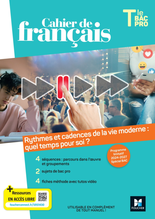 Książka Cahier de français - Programme limitatif - Tle Bac Pro - Ed. 2024 - Livre élève Michèle Sendre-Haïdar