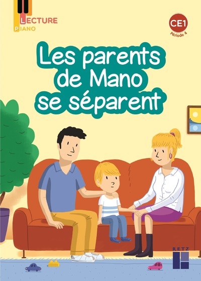 Boek Piano : Album CE1 série 2 période 4 - Les parents de Mano se séparent pack de 5 Géraldine Mat