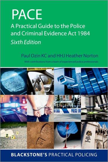 Book PACE A Practical Guide to the Police and Criminal Evidence Act 1984 6/e (Paperback) 