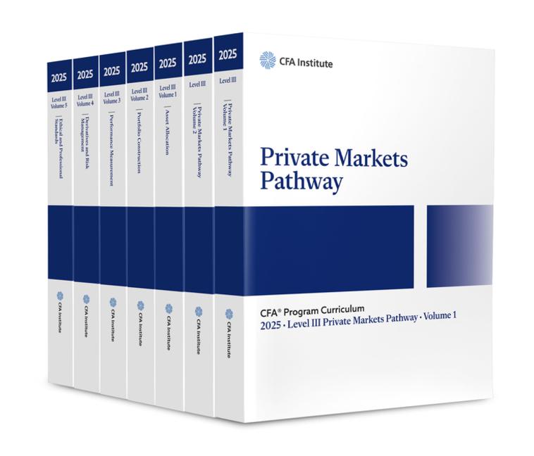 Kniha 2025 CFA Program Curriculum Level 3 Private Market s Box Set 