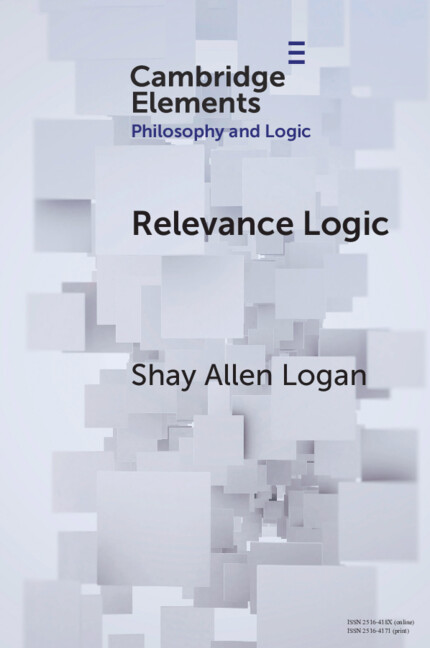 Book Relevance Logic Shay Allen Logan