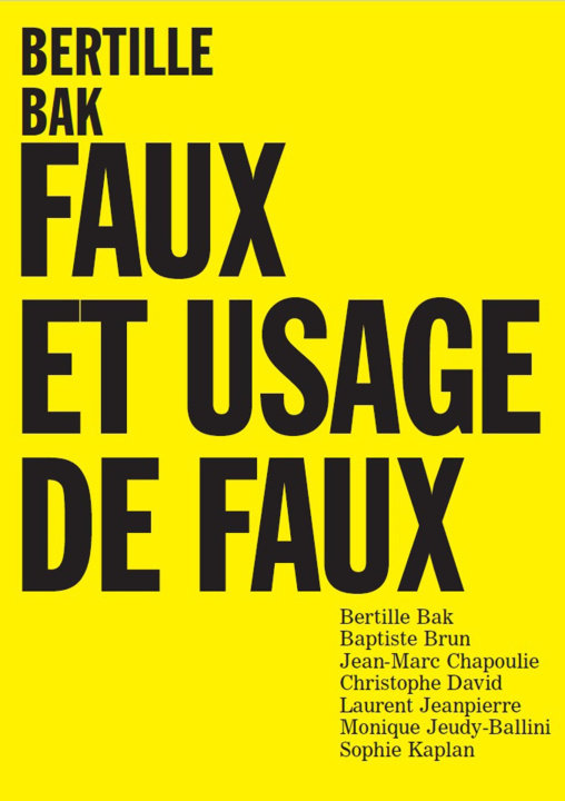 Book Bertille Bak Didier