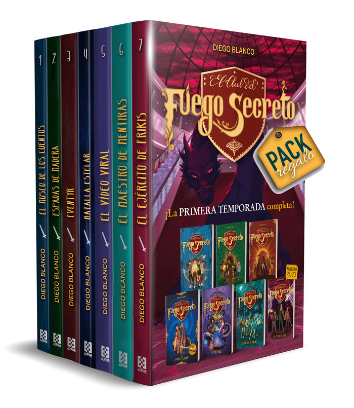Kniha El club del Fuego Secreto (Pack 7 libros) BLANCO ALBAROVA