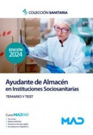Kniha TEMARIO;TEST AYUDANTE ALMACEN INSTITUCIONES SOCIOSANITARIAS 