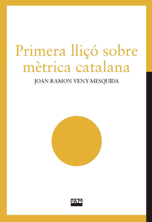 Carte PRIMERA LLICO SOBRE METRICA CATALANA JOAN RAMON VENY-MESQUIDA