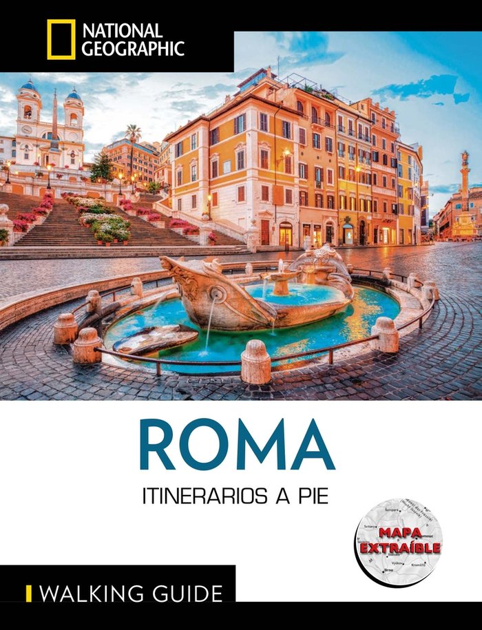Carte ROMA - GUIA NATIONAL GEOGRAPHIC ITINERARIOS A PIE PARLA