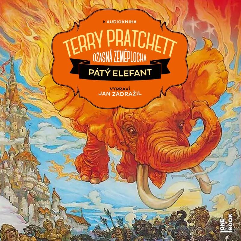 Audio Pátý elefant - Úžasná zeměplocha - CDmp3 (Čte Jan Zadražil) Terry Pratchett