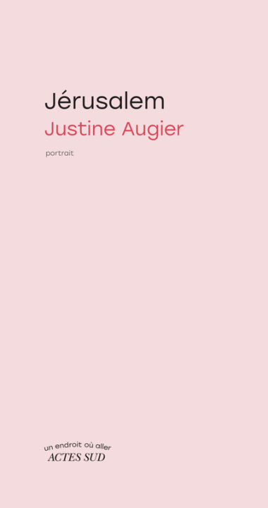Boek Jérusalem Augier