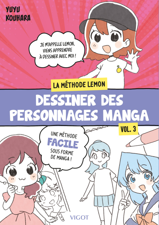 Book Dessiner des personnages manga : La méthode Lemon -  Vol. 3 Kouhara