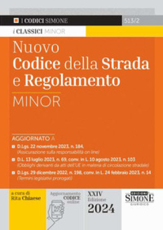 Knjiga Nuovo codice della strada e regolamento. Ediz. minor 