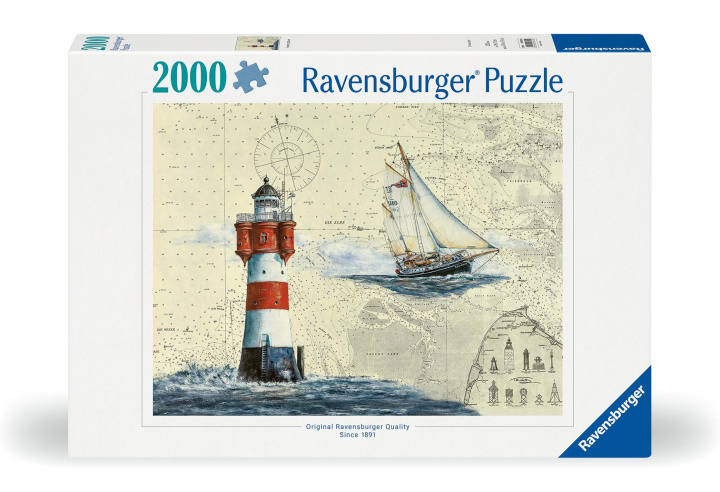 Jeu/jouet Ravensburger Puzzle 12000804 - Romantischer Leuchtturm - 2000 Teile Puzzle für Erwachsene ab 14 Jahren 