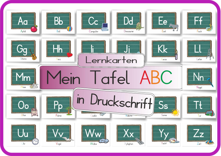 Knjiga Mein Tafel ABC in Druckschrift E&Z Verlag Gmbh