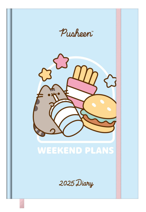 Kalendarz/Pamiętnik Pusheen Taschenkalender 2025 14,5 x 21,5 cm 