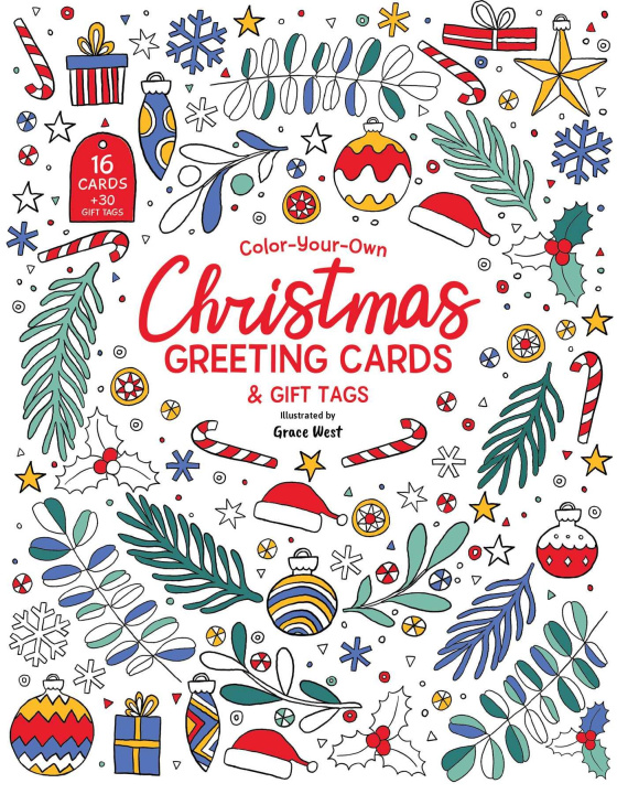 Książka Color-Your-Own Christmas Greeting Cards 