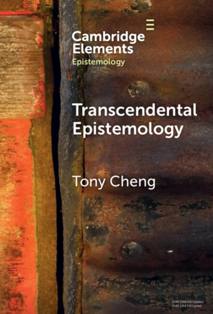 E-knjiga Transcendental Epistemology Tony Cheng