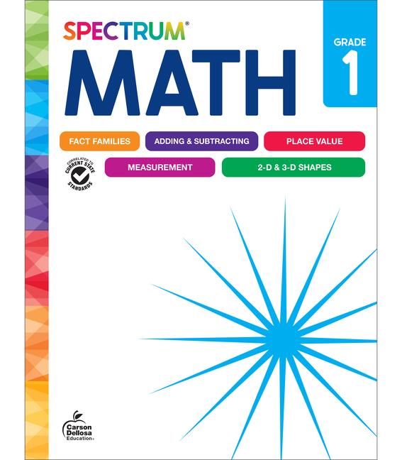 Kniha Spectrum Math Workbook, Grade 1 Carson Dellosa Education