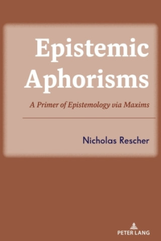 Kniha Epistemic Aphorisms Nicholas Rescher