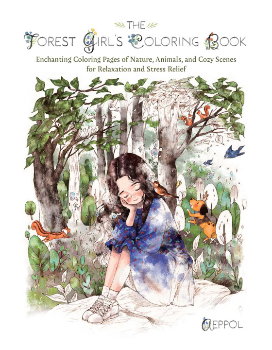 Carte The Forest Girl's Coloring Book 