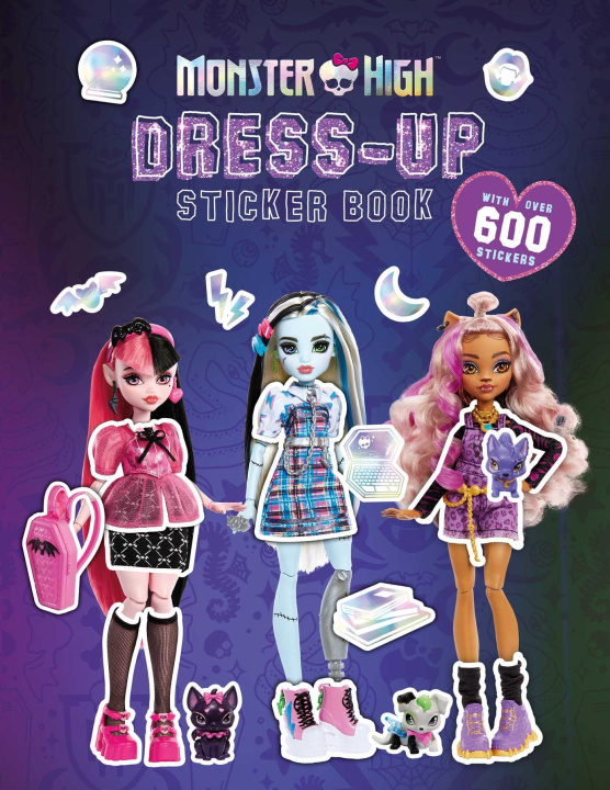 Книга Monster High: Dress-Up Sticker Book 