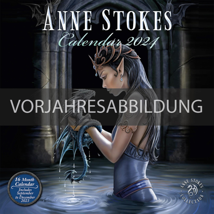 Kalendář/Diář Anne Stokes 2025 30X30 Broschürenkalender 