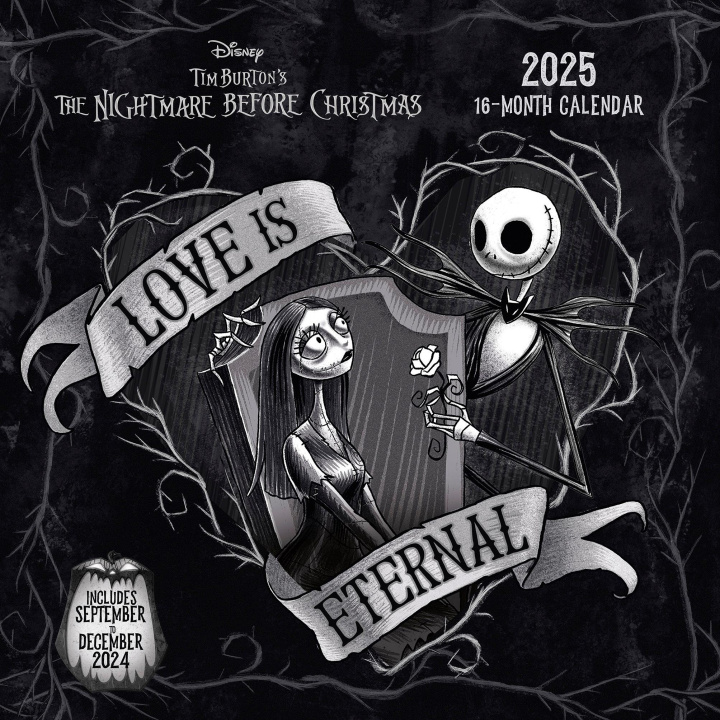 Kalendář/Diář The Nightmare before Christmas 2025 30X30 Broschürenkalender 