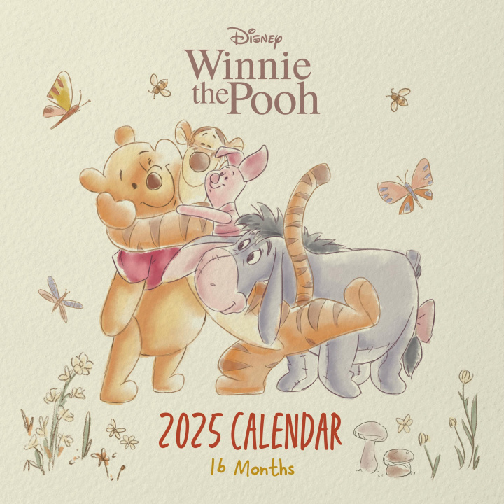 Kalendarz/Pamiętnik Winnie the Pooh 2025 30X30 Broschürenkalender 