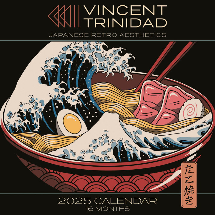 Kalendář/Diář Vincent Trinidad 2025 30X30 Broschürenkalender 