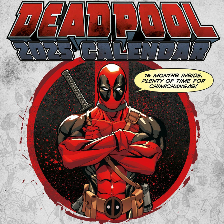 Calendar/Diary Deadpool 2025 30X30 Broschürenkalender 