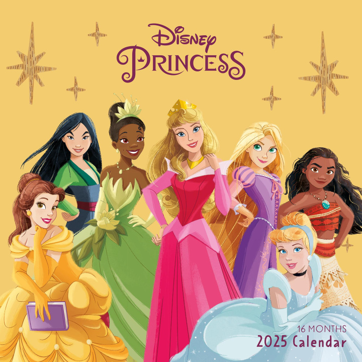 Kalendár/Diár Disney Princess 2025 30X30 Broschürenkalender 