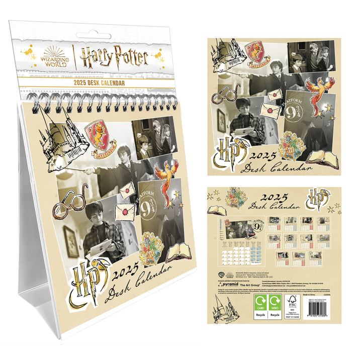 Calendar/Diary Harry Potter 2025 Tischkalender 16 x 17cm 