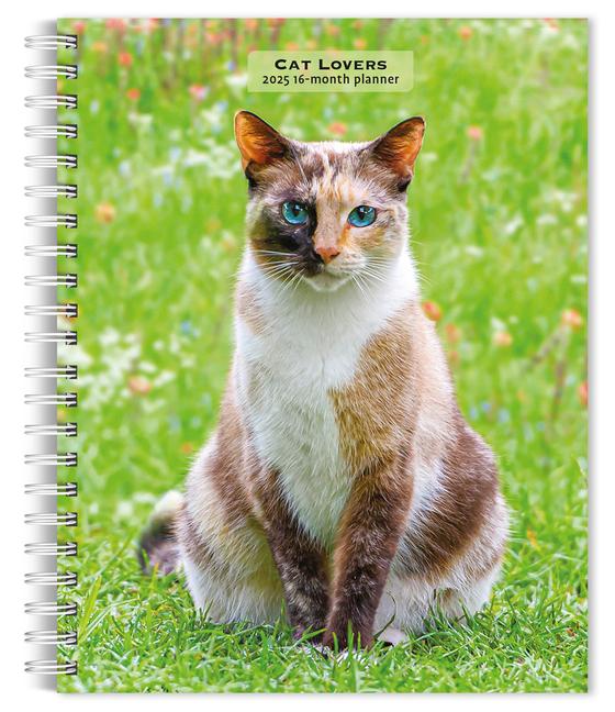 Kalendár/Diár Cat Lovers 2025 6 X 7.75 Inch Spiral-Bound Wire-O Weekly Engagement Planner Calendar New Full-Color Image Every Week 