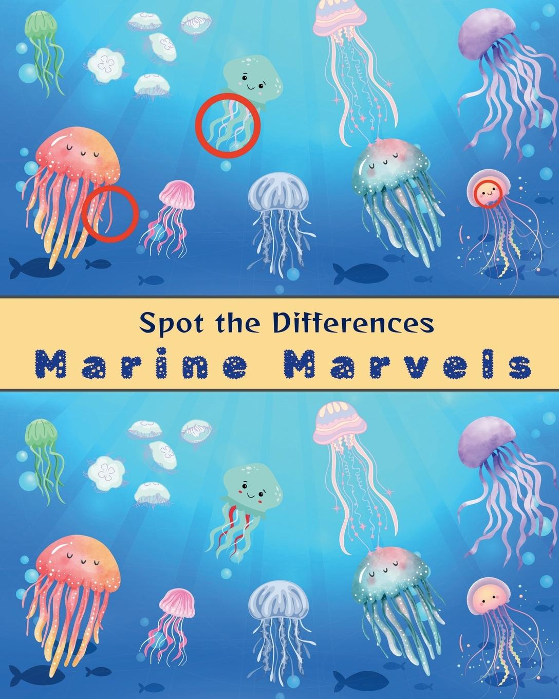 Boek Spot the Differences Marine Marvels Athena Chang