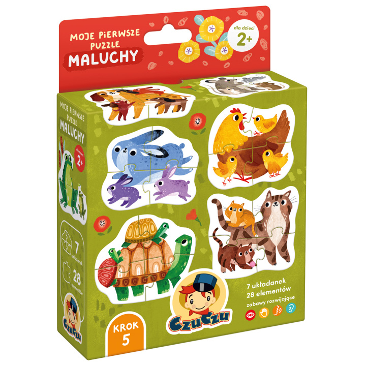 Βιβλίο Moje pierwsze puzzle Maluchy CzuCzu 
