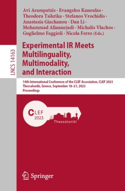 E-knjiga Experimental IR Meets Multilinguality, Multimodality, and Interaction Avi Arampatzis